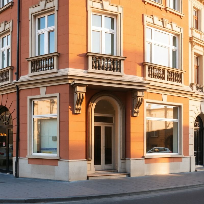 Refined building facade on Strada Unirii in Craiova